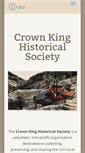 Mobile Screenshot of crownkinghistoricalsociety.org